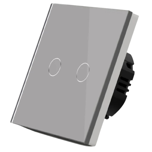 выключатель Bseed 2х - grey